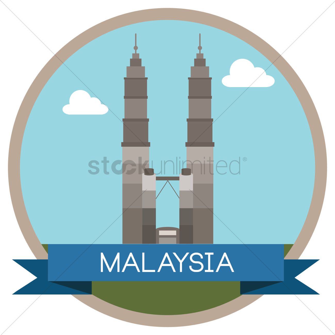 Free Petronas Twin Towers Vector Image 1300x1300 Free Petronas Twin Towers Vector Image