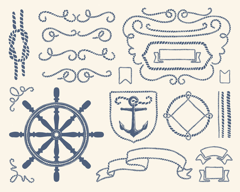 1000x802 Rudder With Twine Vector Free Graphic, Design Elements, Cliparts