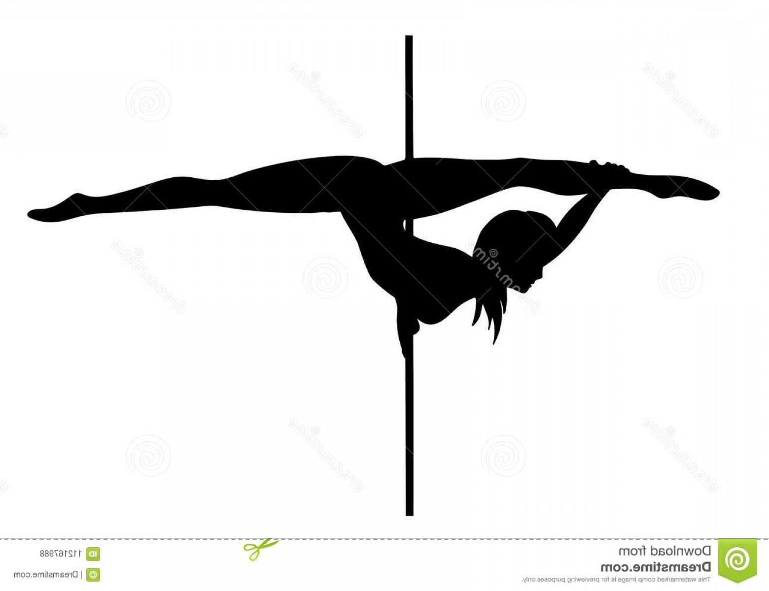 1560x1200 Silhouette Women Pole Dance Twine Vector Girl White Background