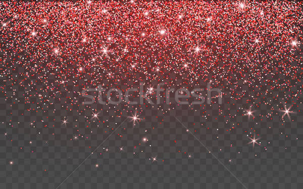 600x375 Red Glitter Sparkle On A Transparent Background Vibrant