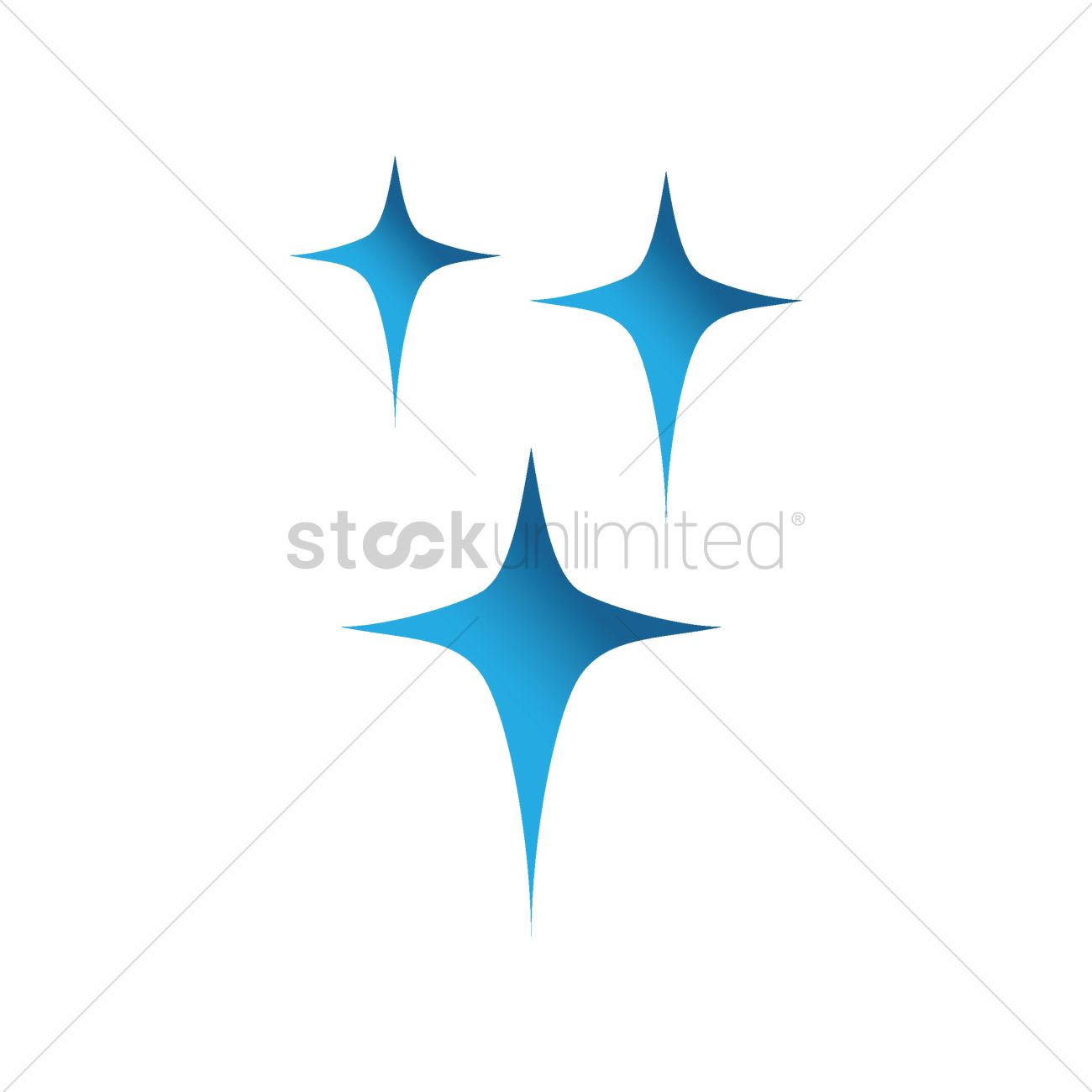 Twinkle Star Clip Art SVG