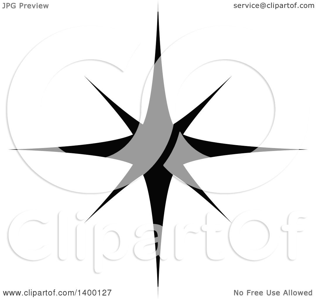 Clipart Of A Black And White Twinkling Star 1080x1024 Clipart Of A Black And White Twinkling Star