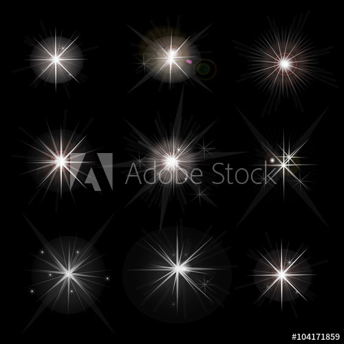 500x499 Shine Stars With Glitters And Sparkles Effect Twinkle, Design