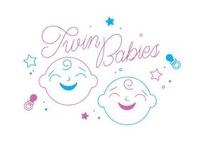 286x200 Twins Free Vector Art