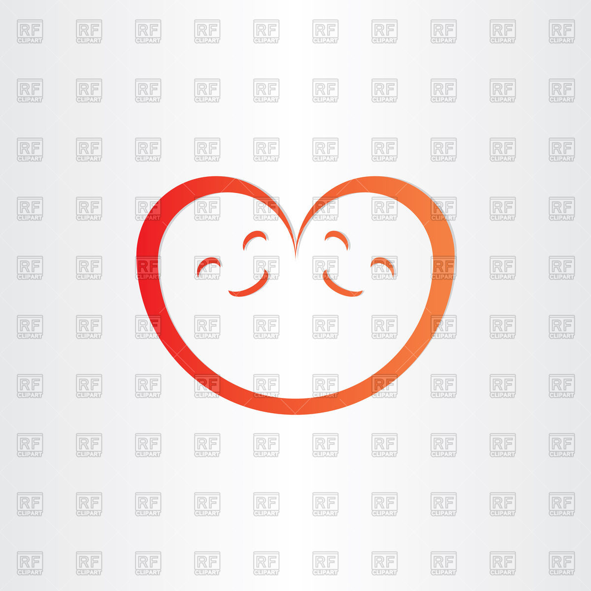 1200x1200 Twins Babies Smile Heart Shape Icon Vector Image Of Icons