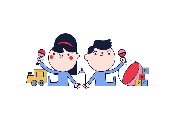 700x490 Free Twins Vector