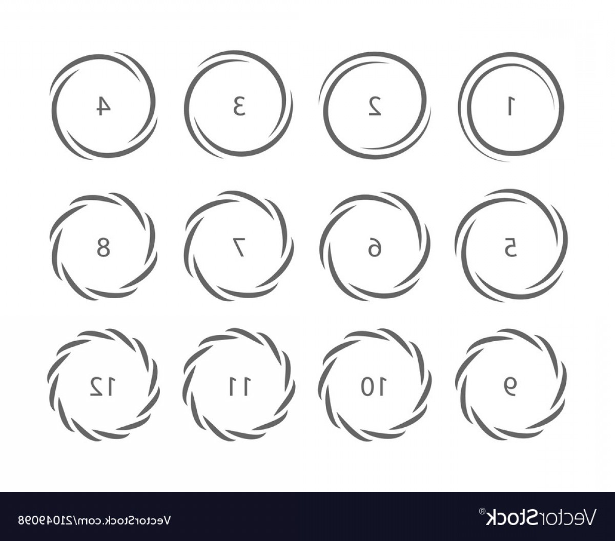1200x1056 Spiral Ring Frame Twist Circles Swirl Design Vector Soidergi
