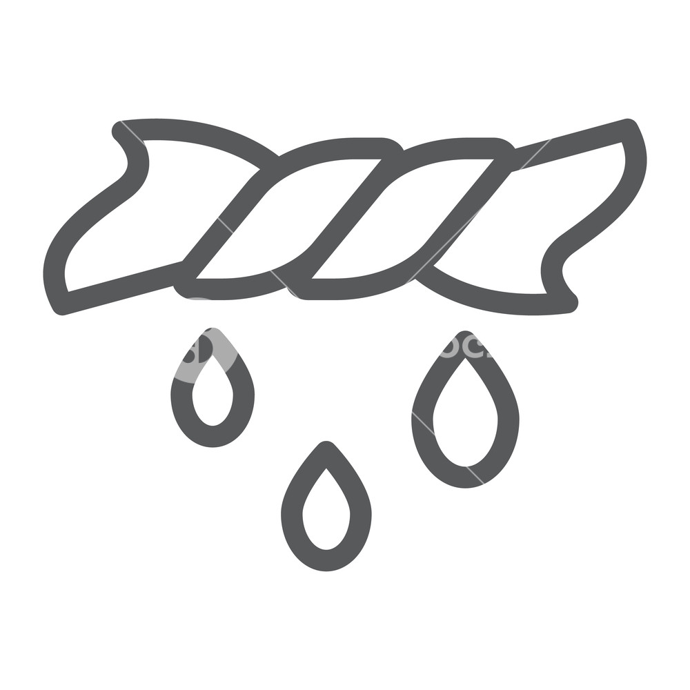 1000x1000 Squeeze Line Icon, Clean And Laundry, Twist Sign, Vector Graphics