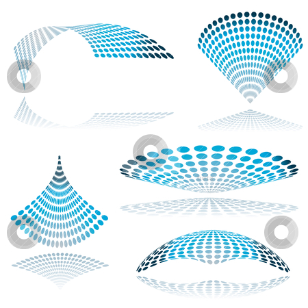 450x450 Circle Mesh Twist Stock Vector