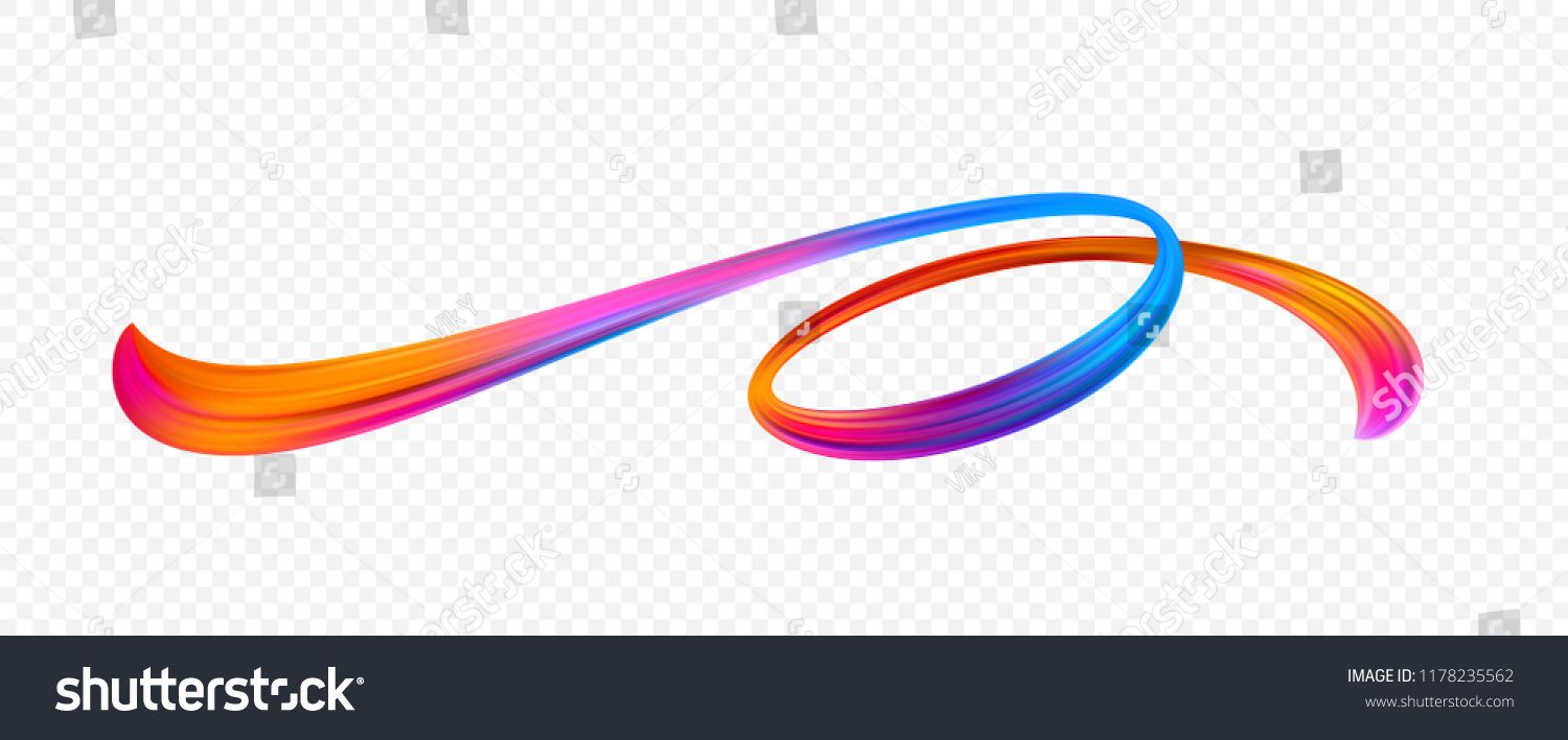 1500x709 Vivid Acrylic Brushstroke Abstract Oil Paint Stream Twisted