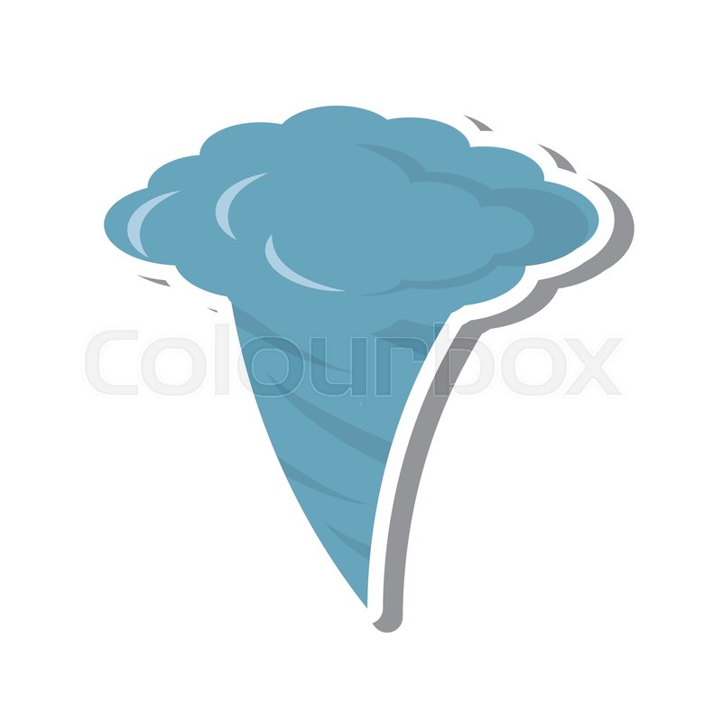 800x799 Twister Climate Symbol Isolated Icon Stock Vector Colourbox