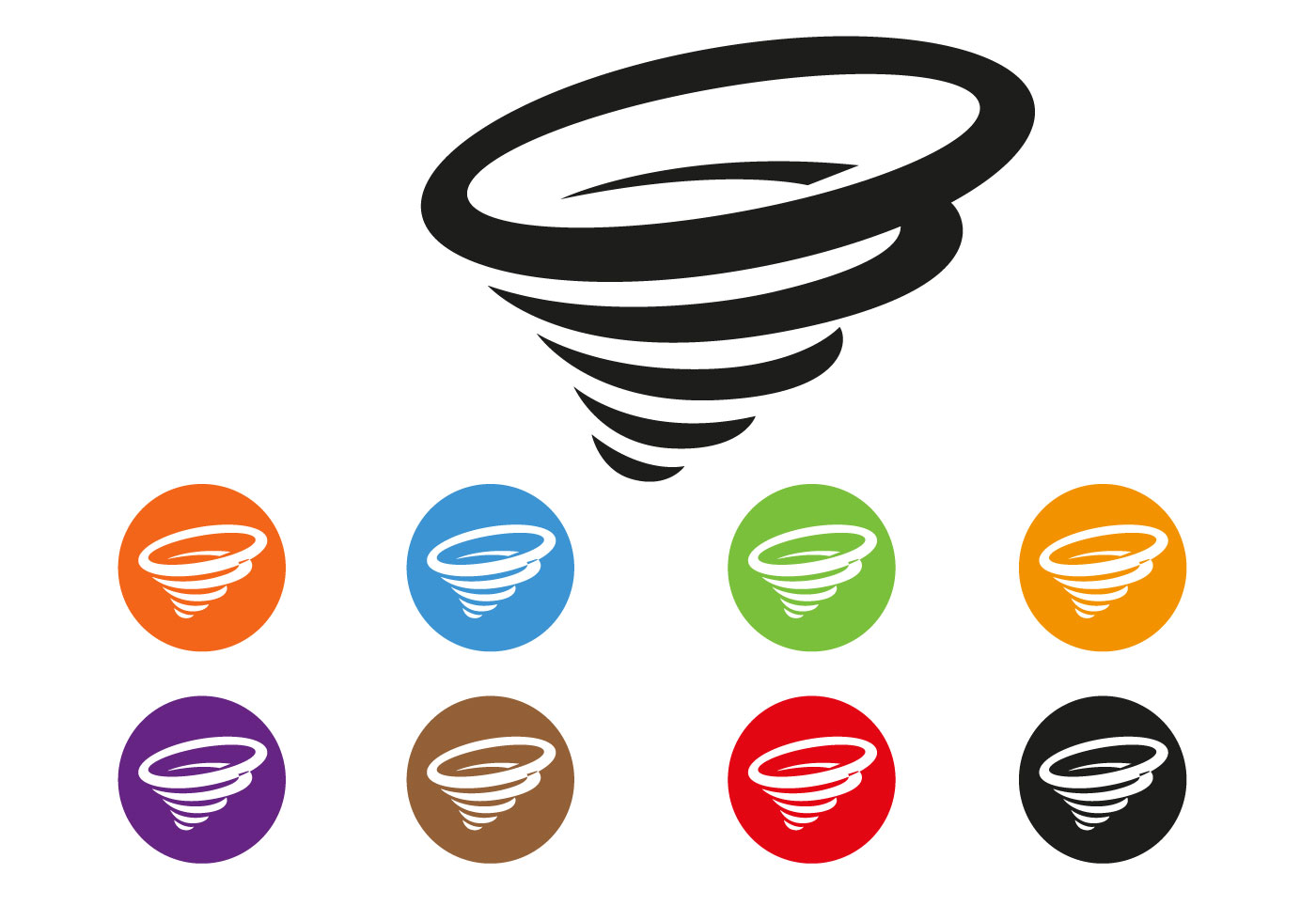1400x980 Free Tornado Symbol Vector