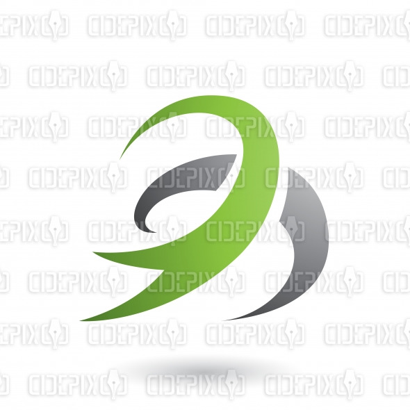 590x590 Green Abstract Wind And Twister Shape Vector Illustration Cidepix