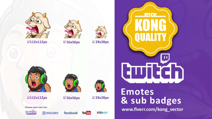 680x383 Create Express Custom Twitch Emotes,sub Badges