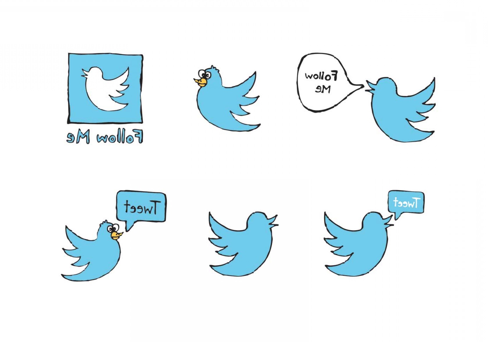 1680x1176 Twitter Bird Vector Art Wallkeeper