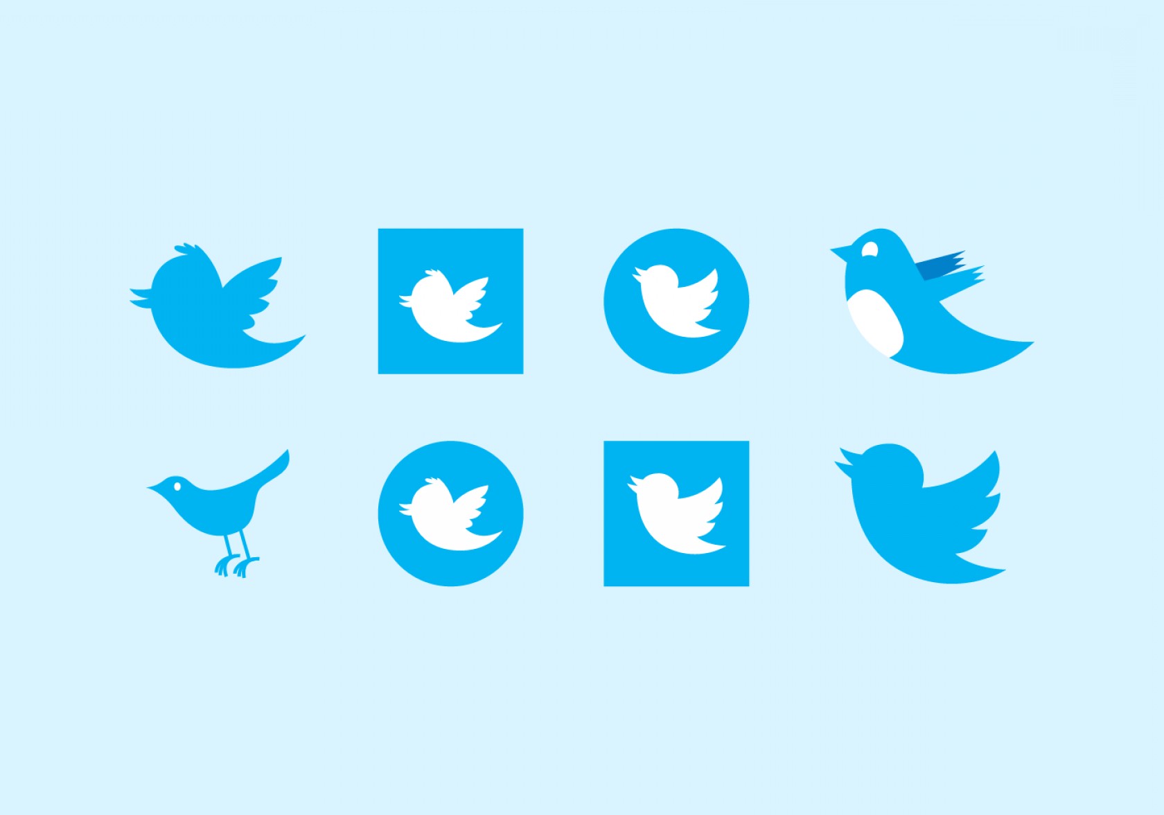 1680x1176 Free Vector Various Twitter Vector Icons Free For Download Soidergi