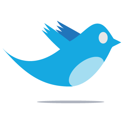 400x400 Twitter Bird Logo Vector
