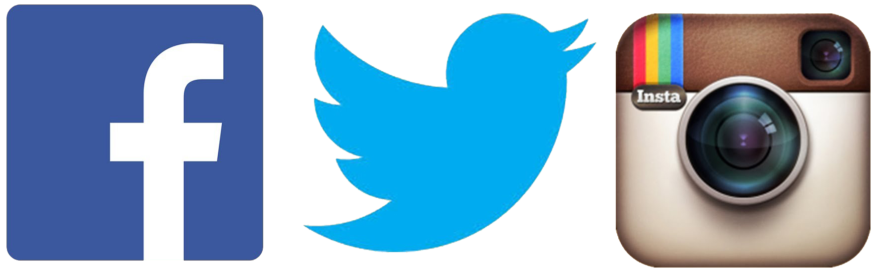 Facebook Twitter Instagram Icons Vector Clipart Images Gallery 1764x552 Facebook Twitter Instagram Icons Vector Clipart Images Gallery