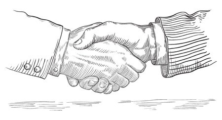 450x243 People Shaking Hands Vector Of Handshake Of Two Businessmen