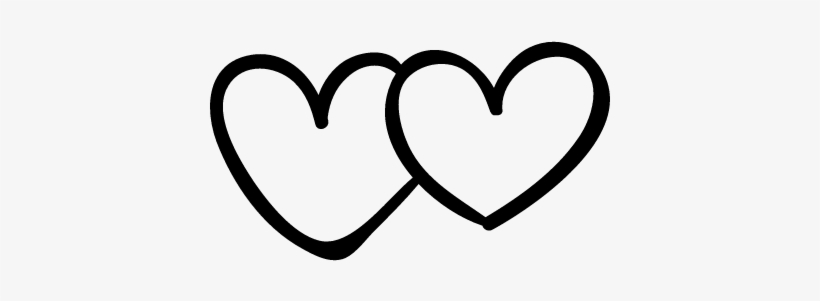 820x301 Two Hearts Vector