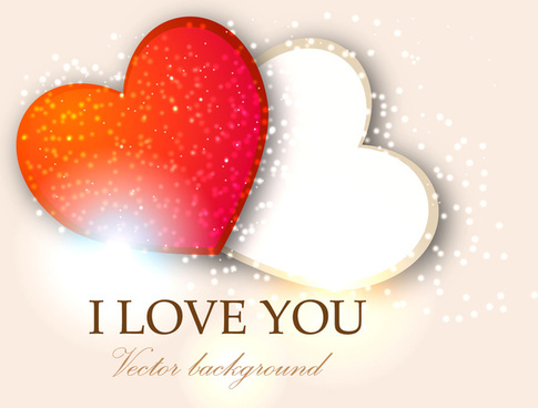 485x368 Two Hearts Vector Free Vector Download
