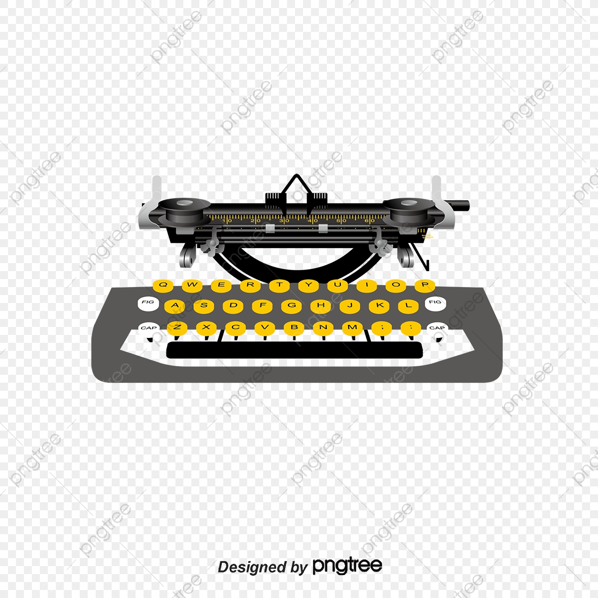 Nostalgic Old Typewriter, Vector Material, Creative Design 1200x1200 Nostalgic Old Typewriter, Vector Material, Creative Design