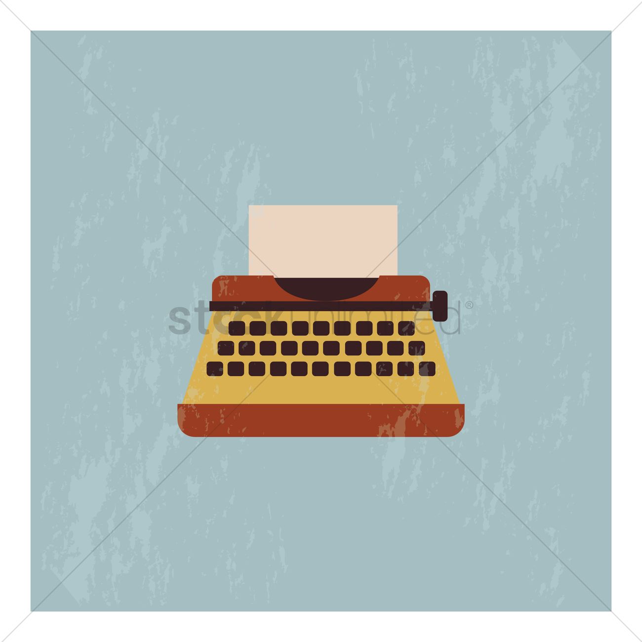 Typewriter Vector Image 1300x1300 Typewriter Vector Image