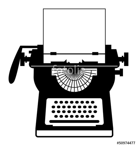 Vintage Typewriter, Vector Illustration Stock Image And Royalty 468x500 Vintage Typewriter, Vector Illustration Stock Image And Royalty