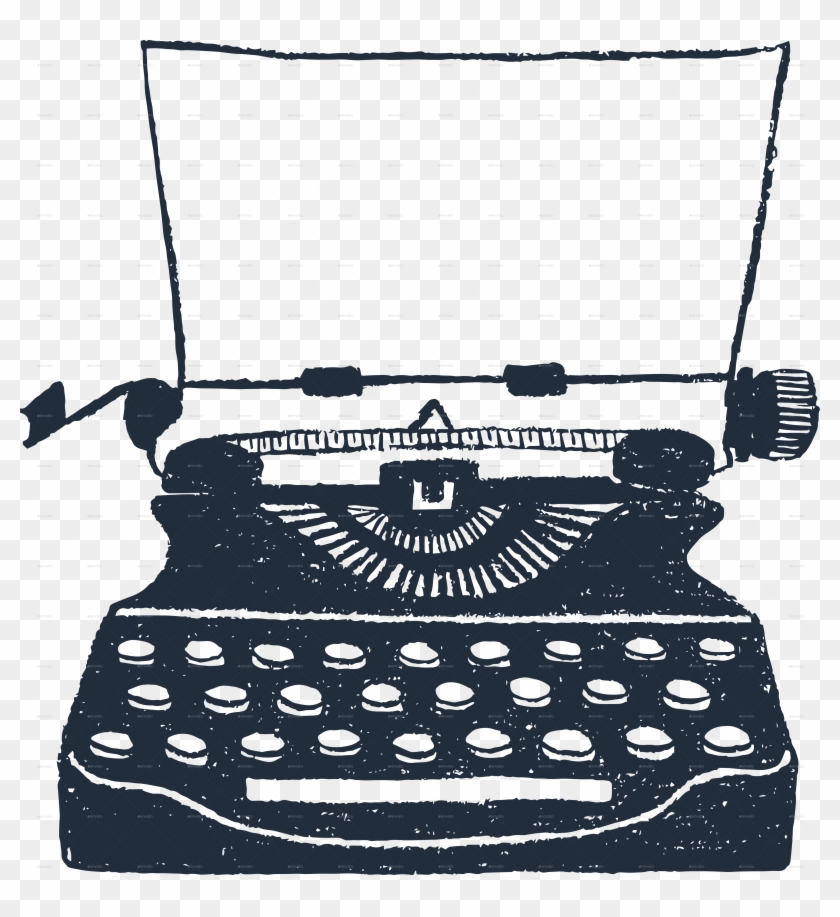 Drawn Typewriter Vintage Item 840x917 Drawn Typewriter Vintage Item