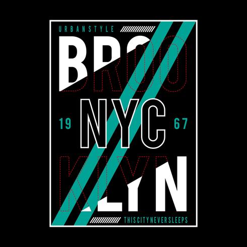 490x490 New York City Typography Design T Shirt Vector