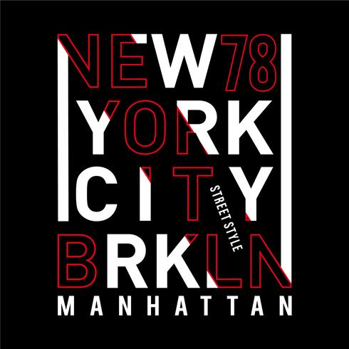 490x490 Street Style New York City Typography Design