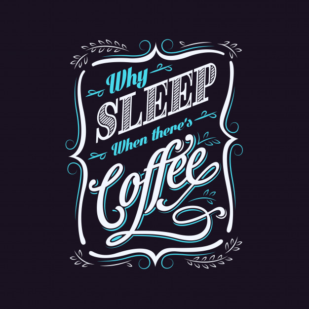 626x626 Coffee Typography Design Vector Premium Download