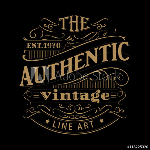 Vintage Label Western Hand Drawn Antique Frame Typography Vector 500x500 Vintage Label Western Hand Drawn Antique Frame Typography Vector