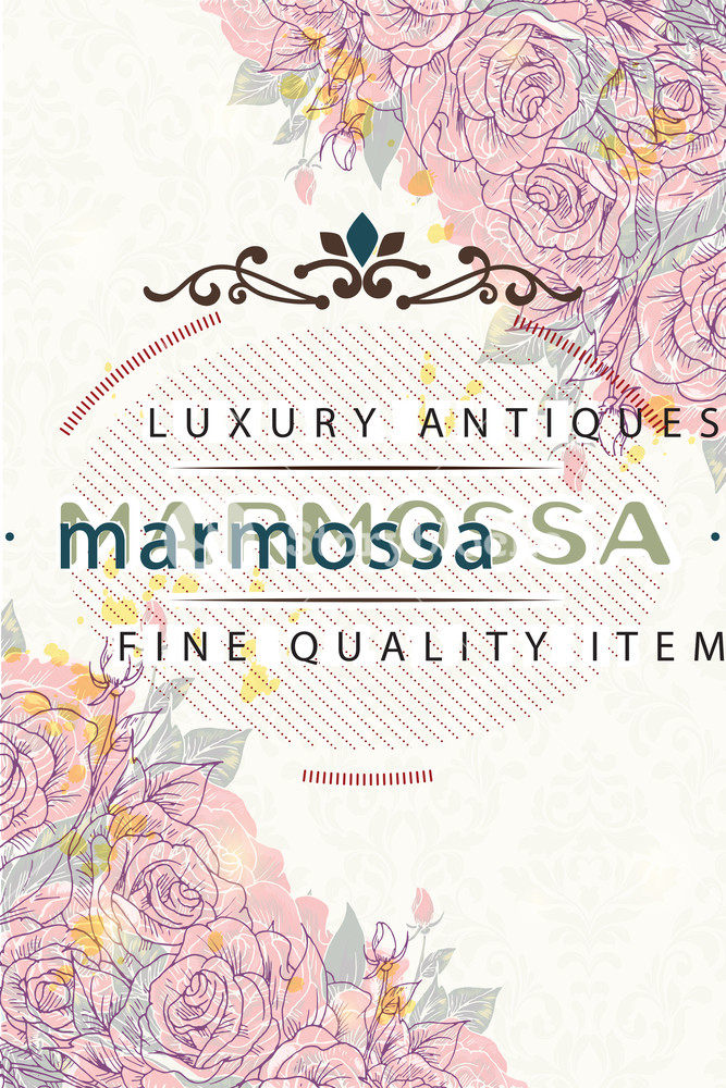 Vector Illustration With Typography And Floral Elements 667x1000 Vector Illustration With Typography And Floral Elements