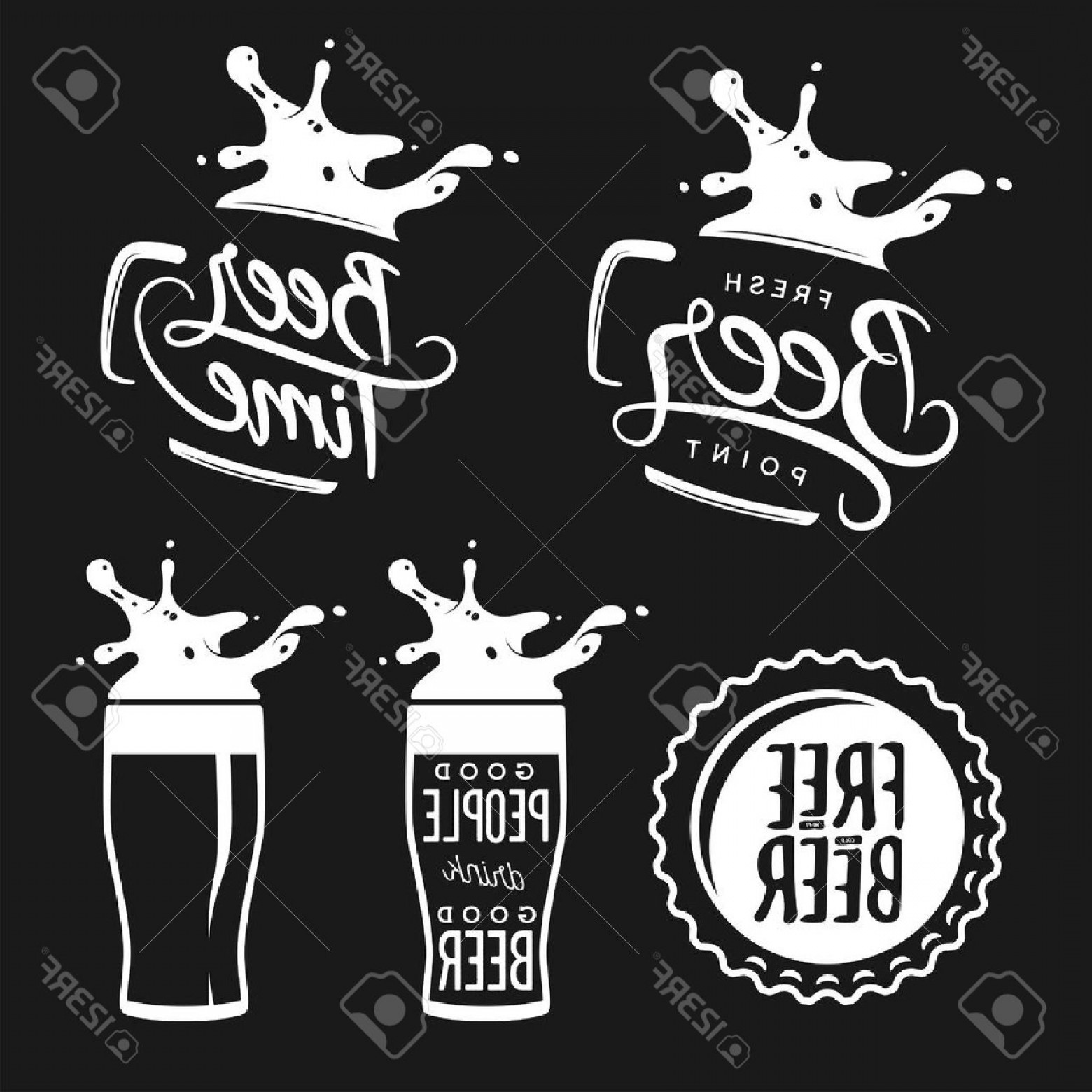 Vintage Beer Vector Catchsplace 1560x1560 Vintage Beer Vector Catchsplace