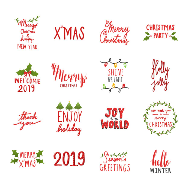 Collection Of Holiday Typography Vectors Vector Free Download 626x626 Collection Of Holiday Typography Vectors Vector Free Download