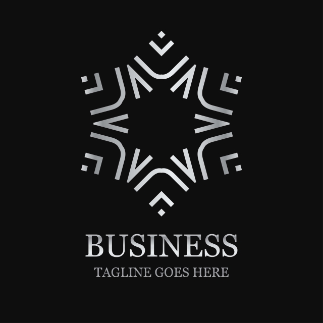 Creative Company Logo Design With Typography Vector, Abstract 640x640 Creative Company Logo Design With Typography Vector, Abstract