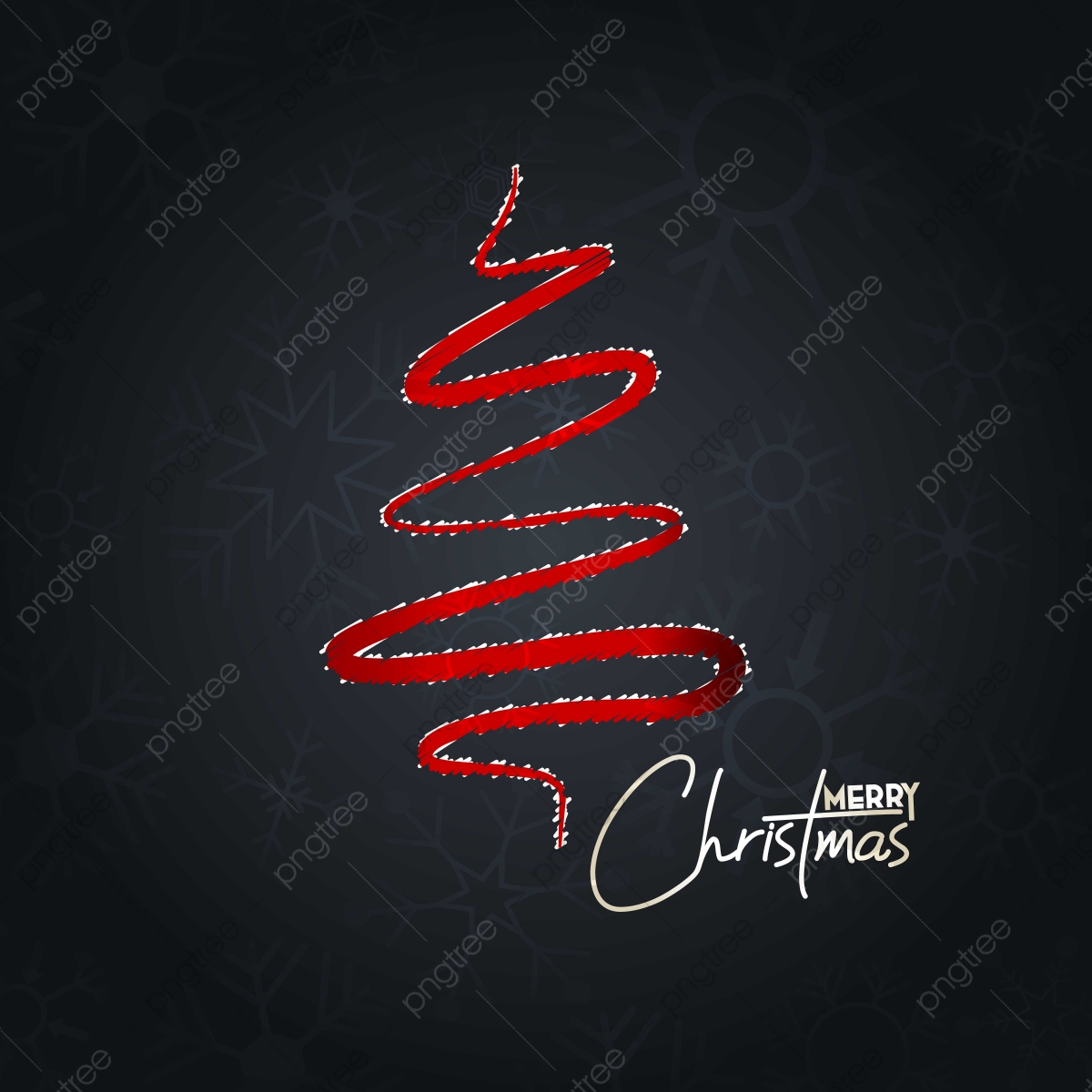 Merry Christmas Card With Dark Background And Typography Vector 1200x1200 Merry Christmas Card With Dark Background And Typography Vector