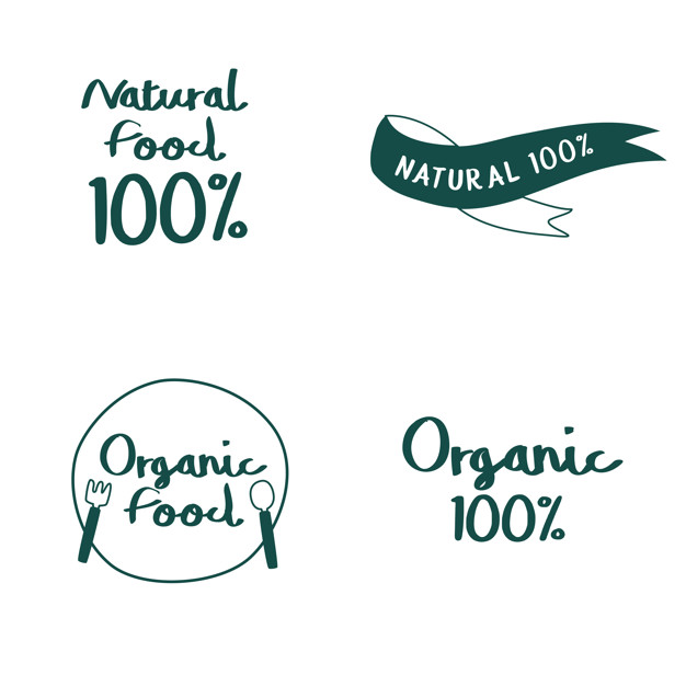 Set Of Natural And Organic Food Typography Vectors Vector Free 626x626 Set Of Natural And Organic Food Typography Vectors Vector Free