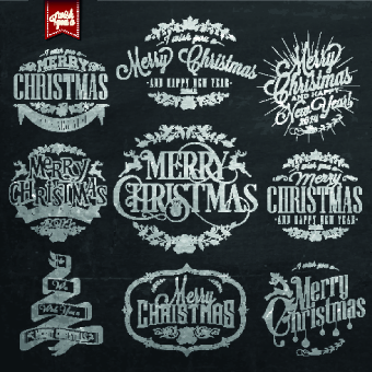 Black Style Christmas Typographic Vector Free Download 340x340 Black Style Christmas Typographic Vector Free Download
