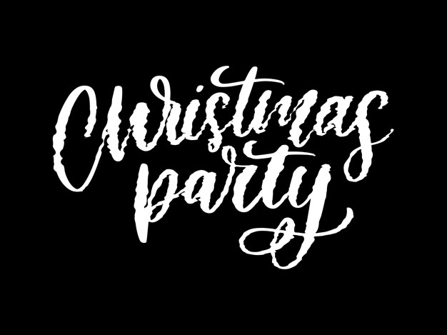 Christmas Party Poster Template Hand Written Lettering, Sparkling 626x469 Christmas Party Poster Template Hand Written Lettering, Sparkling