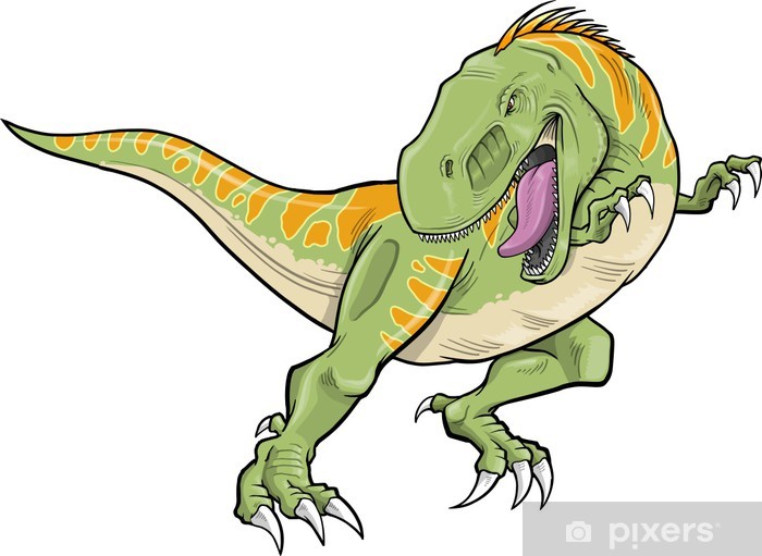 700x511 Tyrannosaurus Vector Illustration T Rex Wall Mural We