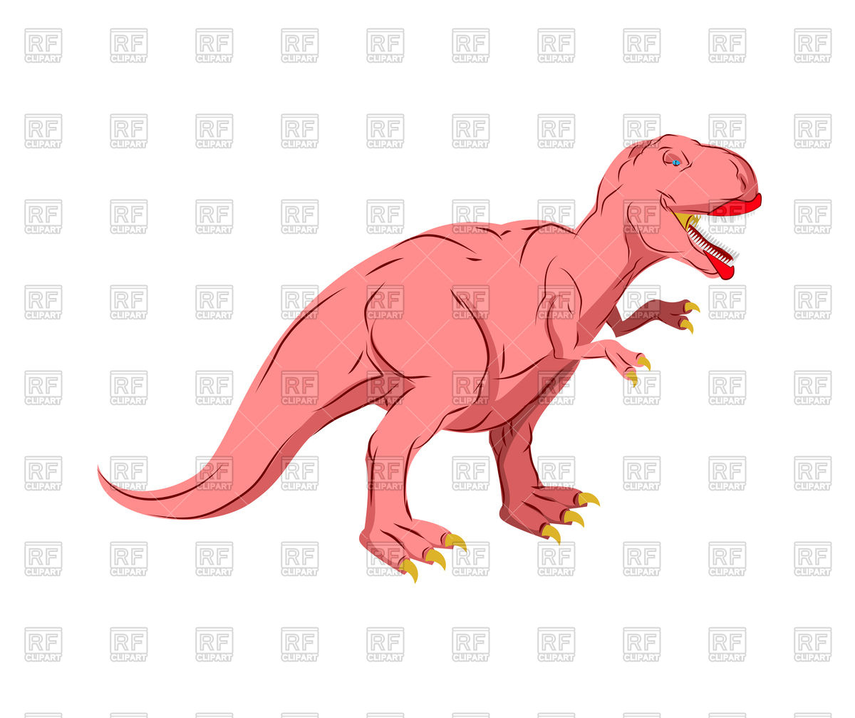 1200x1007 Dino Female Pink Dinosaur Tyrannosaurus Vector Image Of Plants