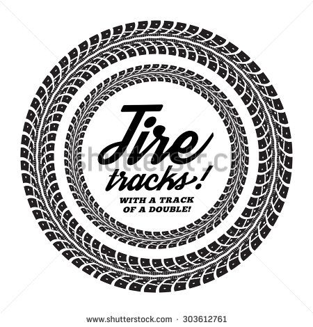 450x470 Grunge Tire Tread Vector