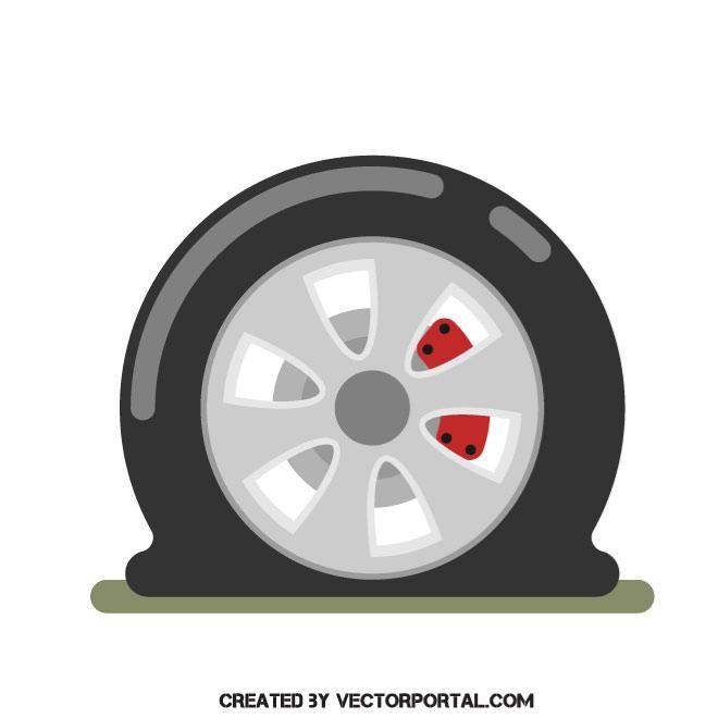 Flat Tyre Vector Image Vehicles Flat Tire, Vector Free, Free 660x660 Flat Tyre Vector Image Vehicles Flat Tire, Vector Free, Free
