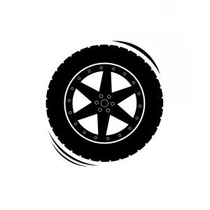 Black Tire Wheel Silhouette Vector Soidergi 300x300 Black Tire Wheel Silhouette Vector Soidergi