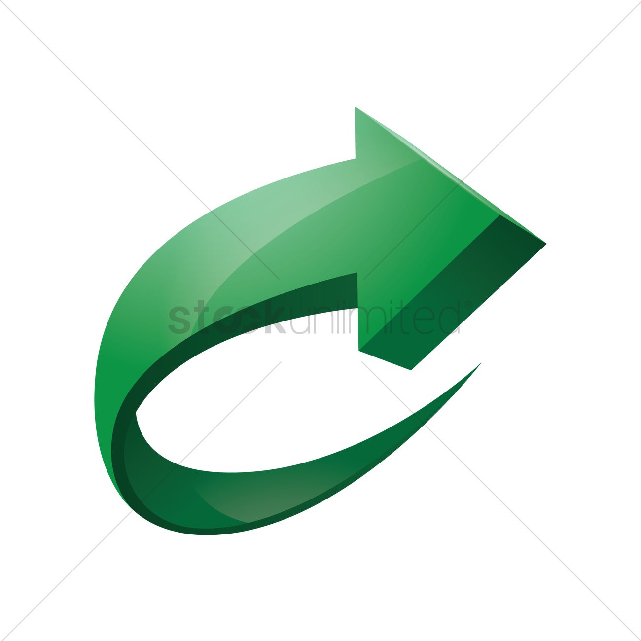 U Turn Arrow Vector