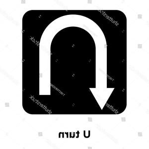 300x300 Stock Illustration Turn Arrow Vector Icon Isolated Lamaison