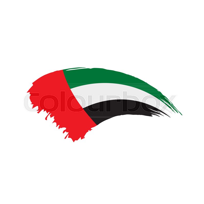 800x800 United Arab Emirates Flag, Vector Stock Vector Colourbox