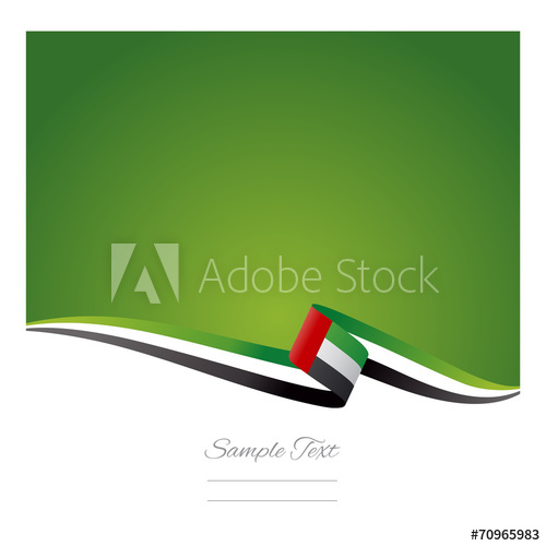 500x500 Abstract Color Background Uae Flag Vector